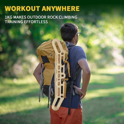 Hohe Quantität Vorteil umfassende Fitness-Übung Funktion mit Holz Hangboard