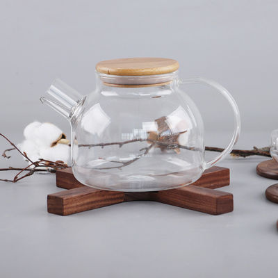 Holz Klarfarbe Buche Walnuss Kreuz X-Form Lackierte Topf Matte Unterlage für Küchengeräte