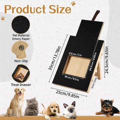 Holz Hunde Nagelpflege Kratzer mit Snackbox kostenlos
