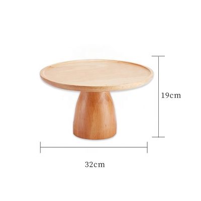 25x39cm Maßgeschneiderte Designs Eichenholz Kekse Dessert Stand für Nachmittagstee