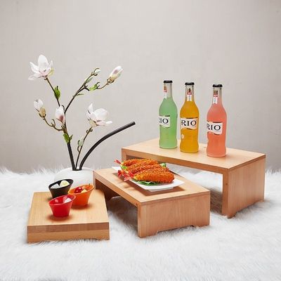 Buche Akazie Eiche Holz Runden Rustika Dekor Holzkake Stand für Hochzeiten