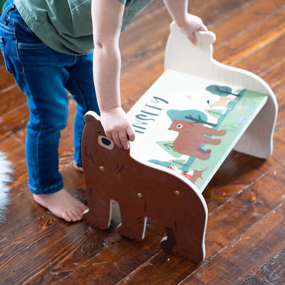 Kostenloses Muster Modernes Design Ostern Geschenk Kinder Bär Schritt Hocker für Kinder