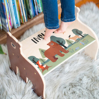 Kostenloses Muster Modernes Design Ostern Geschenk Kinder Bär Schritt Hocker für Kinder