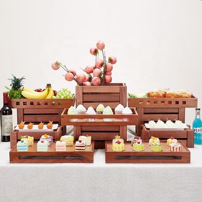 OEM ODM Akzeptiert Hochzeitsbankett Tischplatte Cupcake Rack für Catering Buffet-Lebensmittel Anzeige