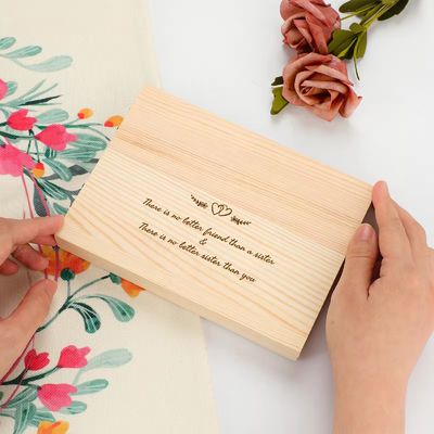 Farben Druckmethode Maßgeschneiderter Fotoraum aus massivem Holz für einfache Tischbildschirme