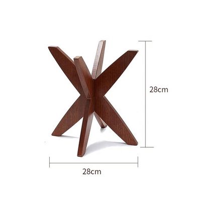 Custom Holz 3-Tiers Kuchen Frucht Display Stand mit Metallrahmen Hinzufügen eines Hauchs von Eleganz