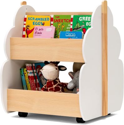 Kinderbuchschrank Holzbuchregal für Kleinkinder Buchlager auf Wohnzimmermöbeln