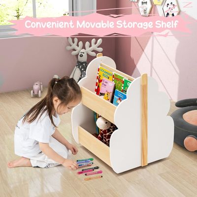 Kinderbuchschrank Holzbuchregal für Kleinkinder Buchlager auf Wohnzimmermöbeln