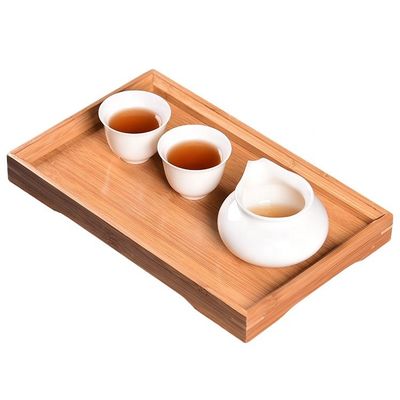 Elegantes Bamboo Serving Tray-Set mit individuellem Logo und umweltfreundlicher Größe