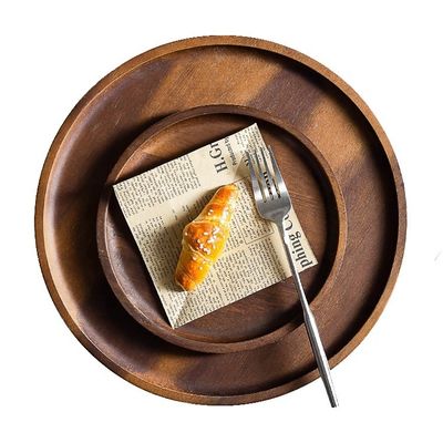 Benutzerdefiniertes Logo akzeptiert Delikates Nordic-Stil Holzhandwerk-Tray 40,5x18,5x2cm