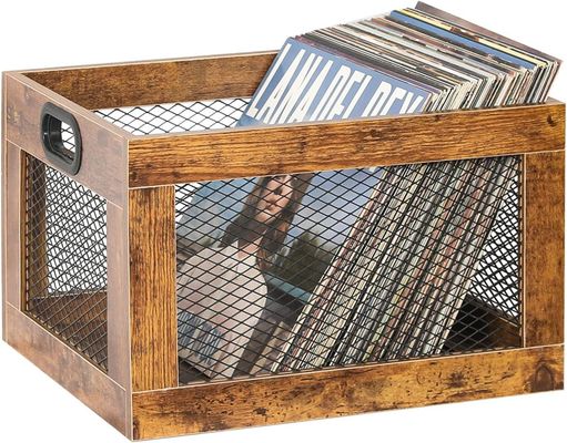 Holzplattenhalter für die Lagerung Klassiker Cube Record Organizer Lagerung auf Wunsch
