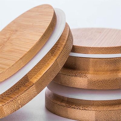 Dicke, versiegelte Bambusflasche aus Borosilikatglas für Reiszuckergewürze