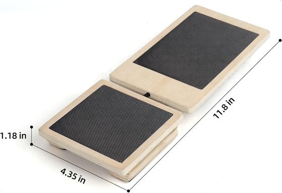 Stockt Holzquadrat Balance Board für Yoga Fitness Pedal Holzspielzeug in einfacher Farbe