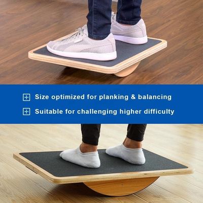 22.9 x 1,5 x 11,9 cm Holzbalance Board für Bürobänder und Fitness