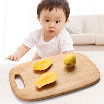 Kleine Bio-Bamboo-Käse Gemüse Schneidbrett 2 Stück Set für die Küche