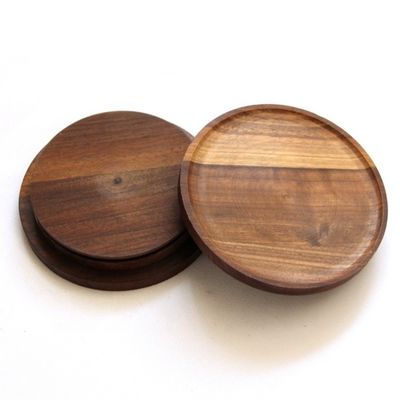 Bestellung auf Wunsch akzeptiert Küchen-Süßigkeiten Gewürze Glasglas mit nicht verschütteten schwarzen Walnussdeckel