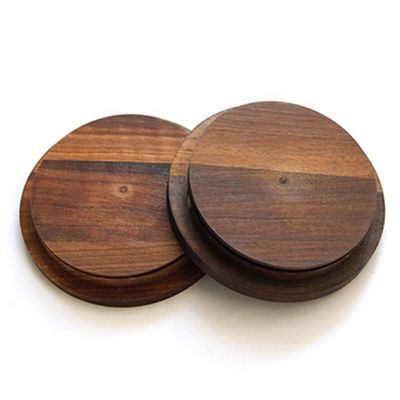 Bestellung auf Wunsch akzeptiert Küchen-Süßigkeiten Gewürze Glasglas mit nicht verschütteten schwarzen Walnussdeckel