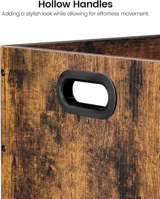 Wohnzimmer Vinyl Record Storage Organisator mit hoher Menge Vintage Holz Datei-Speicher