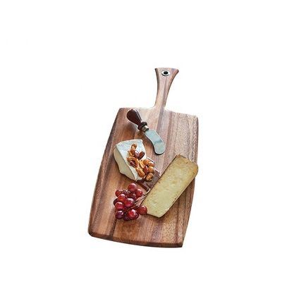 Holz Olivenhackplatte für tragbares Brot Käse Schneiden 8 x 20,5 x 0,5 Zoll