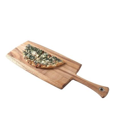 Holz Olivenhackplatte für tragbares Brot Käse Schneiden 8 x 20,5 x 0,5 Zoll