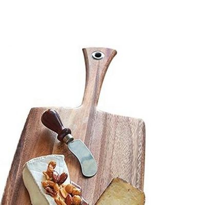 Holz Olivenhackplatte für tragbares Brot Käse Schneiden 8 x 20,5 x 0,5 Zoll