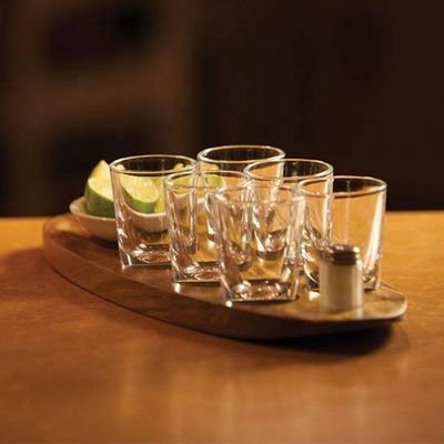 Holz-Kupfhalter Acacia Holz-Kupfhalter Schuss Glasbecher Tray mit Druck