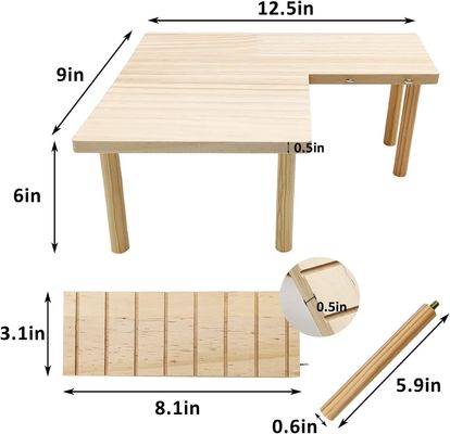 Hämster Stehplattform Übung Spielzeug Käfig Zubehör mit Schlagschließung