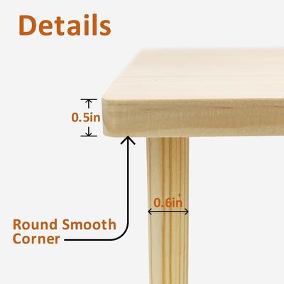 Hämster Stehplattform Übung Spielzeug Käfig Zubehör mit Schlagschließung