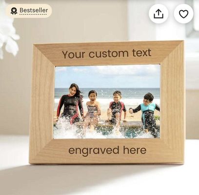 Massivholz-Fotoraum für Wandbild Druckrahmen Rahmenfoto in kundenspezifischer Farbe