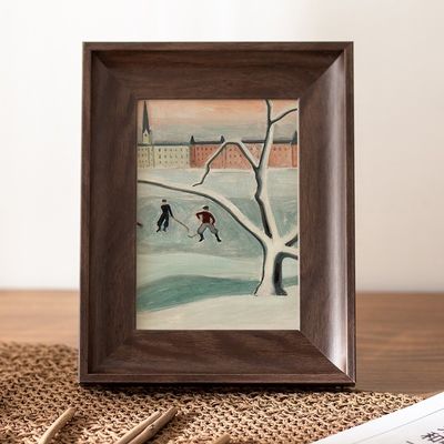 Massivholz-Fotoraum für Wandbild Druckrahmen Rahmenfoto in kundenspezifischer Farbe