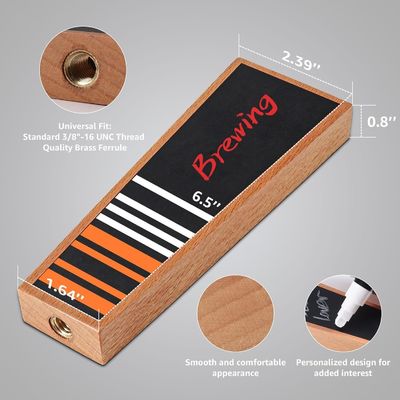 Anpassungsfähige Bierhahngriffe für Bars und Restaurants Logo enthalten