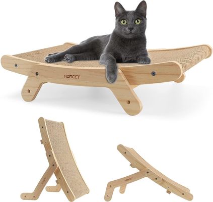 Lieblings 5-in-1 Katzenkratzer für Hauskatzen mit massivem Holzrahmen und individuellem Logo