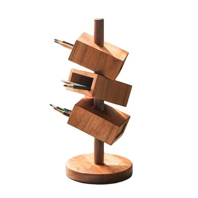 Achtabgeordneter Schreibtischorganisator NBeech Holz Schwarze Walnuss für und vielseitige Schreibtischorganisation