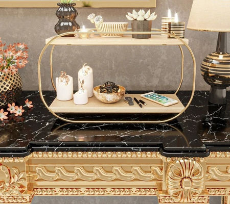 Badegehälter Holzteller für Schmink- und Parfümlager