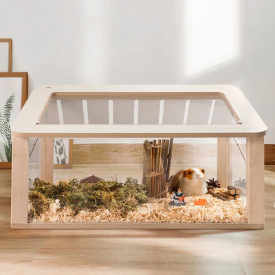 Uhrkasten Custom Hamster Versteck Holz Haustiermöbel Spielhaus Festmuster für kleine Haustiere