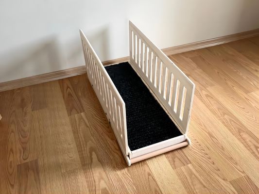 Holzrampe für ältere Hunde Artikelart Betten Sofas Einstellbare Höhe Rutschfestteppich Holz