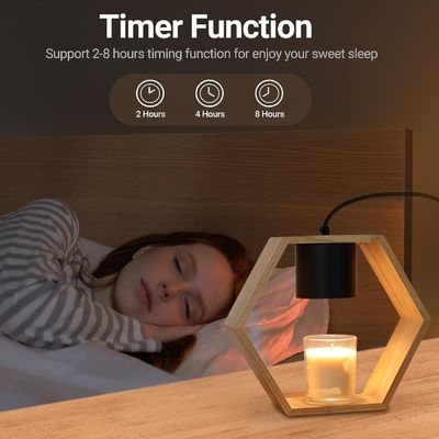 Moderne rustikale braune Holzpfeiler-Kerzenhalter für Heimdekorationen 3D x 9"W x 22"H