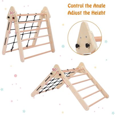 Kinder Kleinkinder Indoor Gym Spiel Holz Klettern Spielzeug Dreieck Klappklettern Schieben