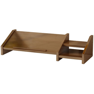 PC-Laptop-Riser mit Holzmonitor-Stand Mehrwinkeldesign und benutzerdefiniertes Logo Schreibtischregal enthalten