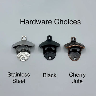 Holzbärenflaschenöffner Wandkühlschrank Montage Personalisierte Brannte Druckerei für Geschenke