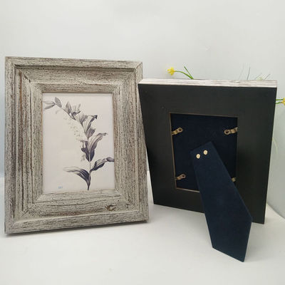 Holzbilderrahmen 4" 6" 7" im Custom-Rustikstil Handgeschnitzt mit einfachen Farben