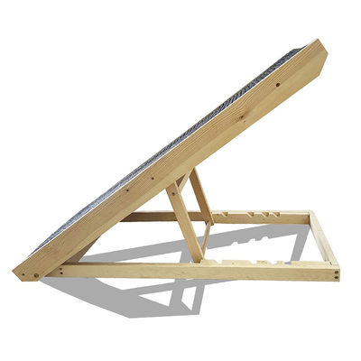 Holzfarbene Faltrampe für kleine Tiere Hundebett für Haustiere OEM/ODM Bestellung