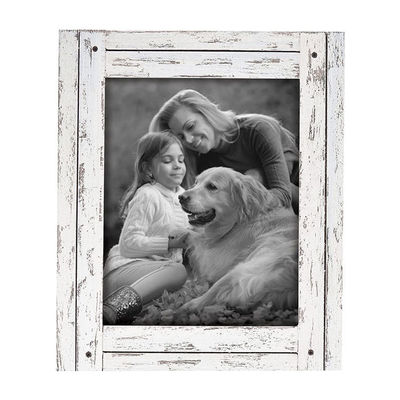 Rustikale Holzwand montiert oder Tisch-Stand-Oberfläche Freiheit Sortiment Rahmen in kundenspezifischer Größe