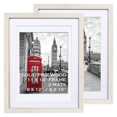 Home Dekoratives Hochzeitsgeschenk Lackiertes Holz Foto Wandrahmen mit künstlerischem Design