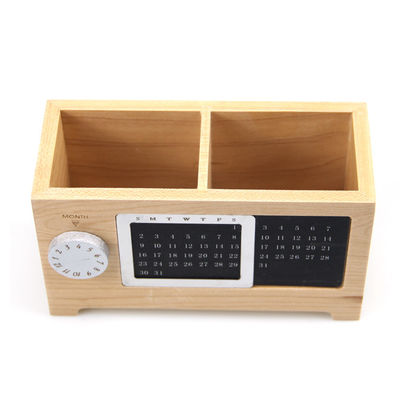 17X7.2X9.6cm Holz-Stifthalter Adventskalender-Box Halten Sie Ihre Schulmaterialien organisiert