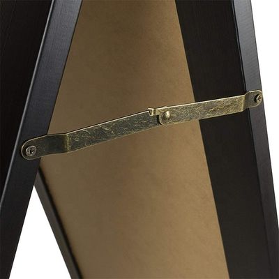 Windbeständige Massivholz-Kreide-Board-Stand aus Kiefernholz mit individuellem Logo