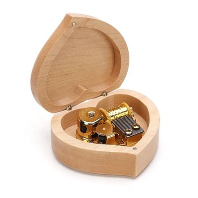 Custom Maple Walnut Hand Crank Musikbox für Weihnachten Geburtstag Valentinstag Feiertagsgeschenk