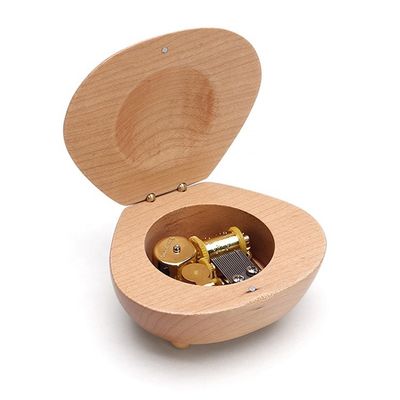 Custom Maple Walnut Hand Crank Musikbox für Weihnachten Geburtstag Valentinstag Feiertagsgeschenk