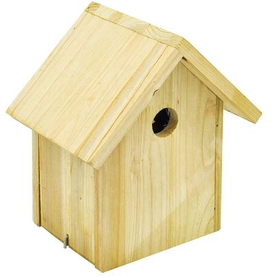 HUSSE Handgefertigte Hängende Recycling Holz Vogelhaus Maßgeschneiderte umweltfreundliche Nestzuchtbox