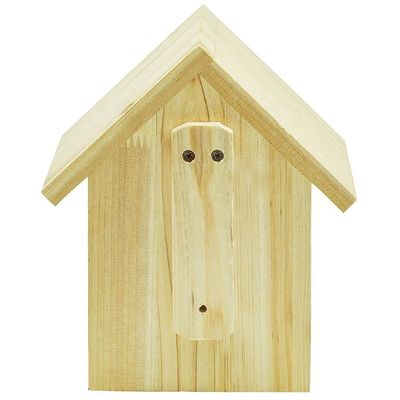 HUSSE Handgefertigte Hängende Recycling Holz Vogelhaus Maßgeschneiderte umweltfreundliche Nestzuchtbox